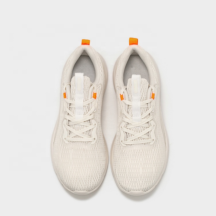 China Custom Brand Lace-up Knit  Breathable Lightweight Comfortable Running Shoes Men